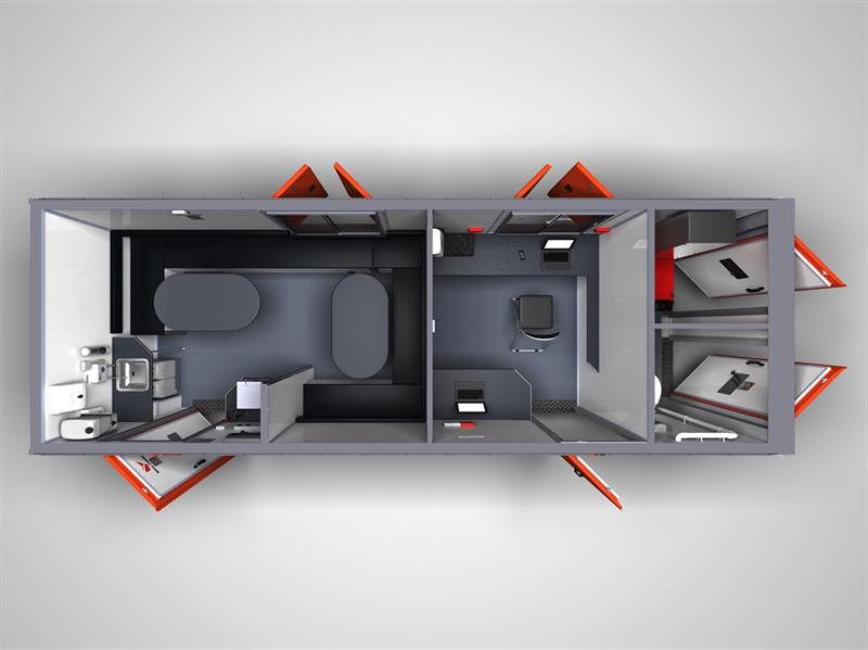 16FT Welfare Unit